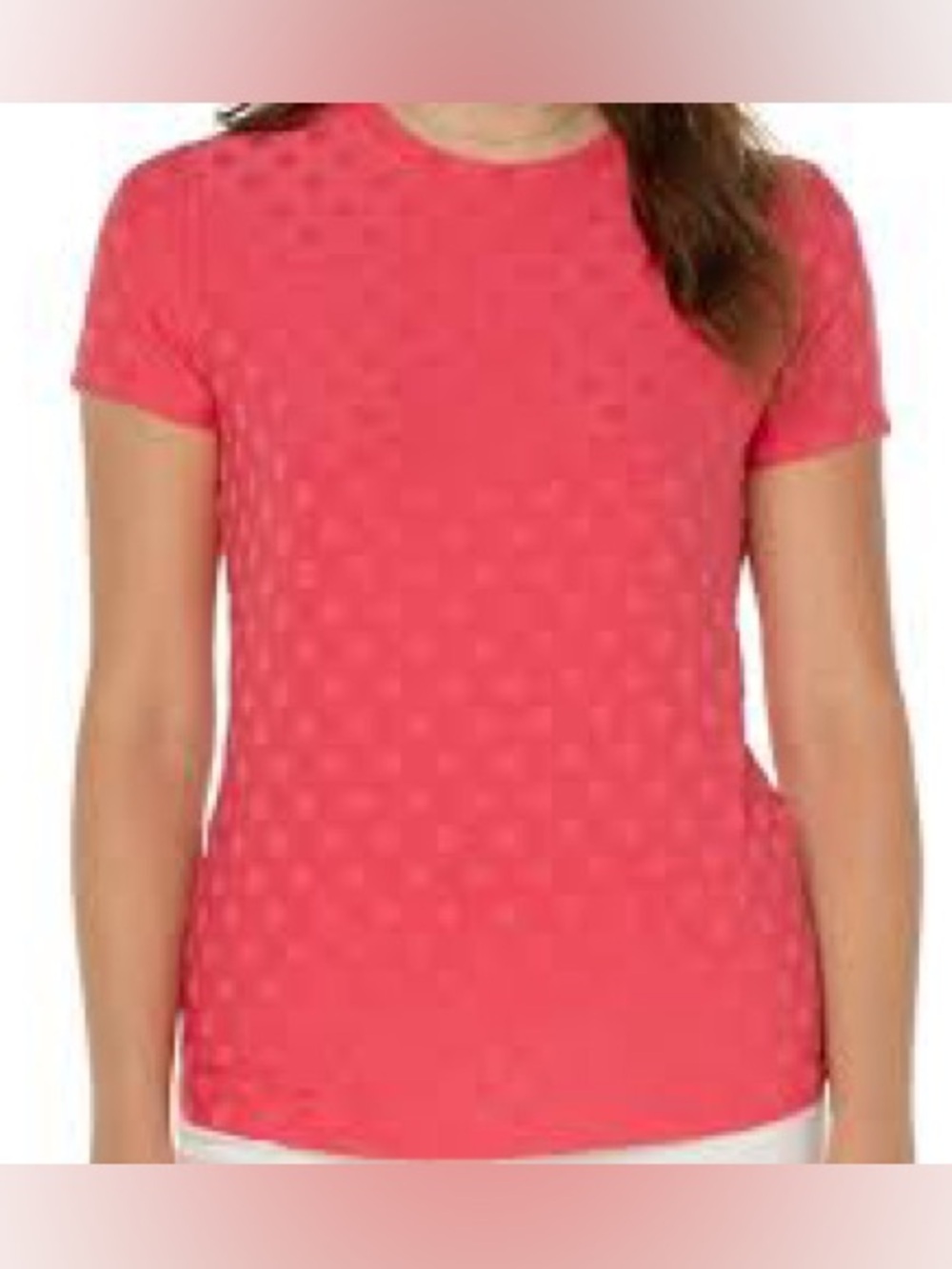 Liverpool Slim Fit Crew Neck Knit Tee Dotted Medium
